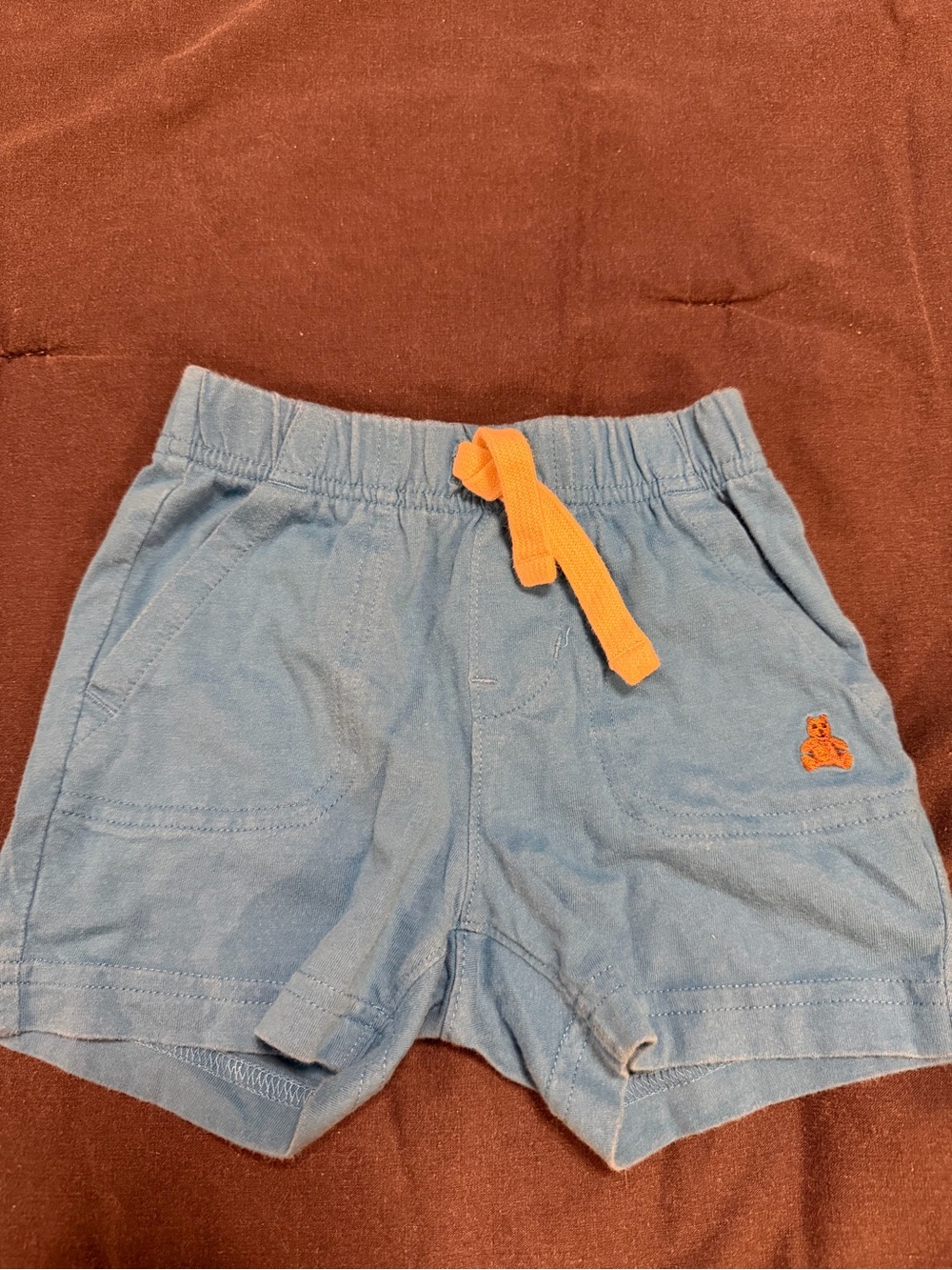 Blue Kids' Cotton Shorts